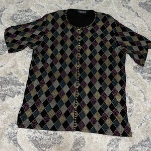 Vintage embroided Pullover  Top